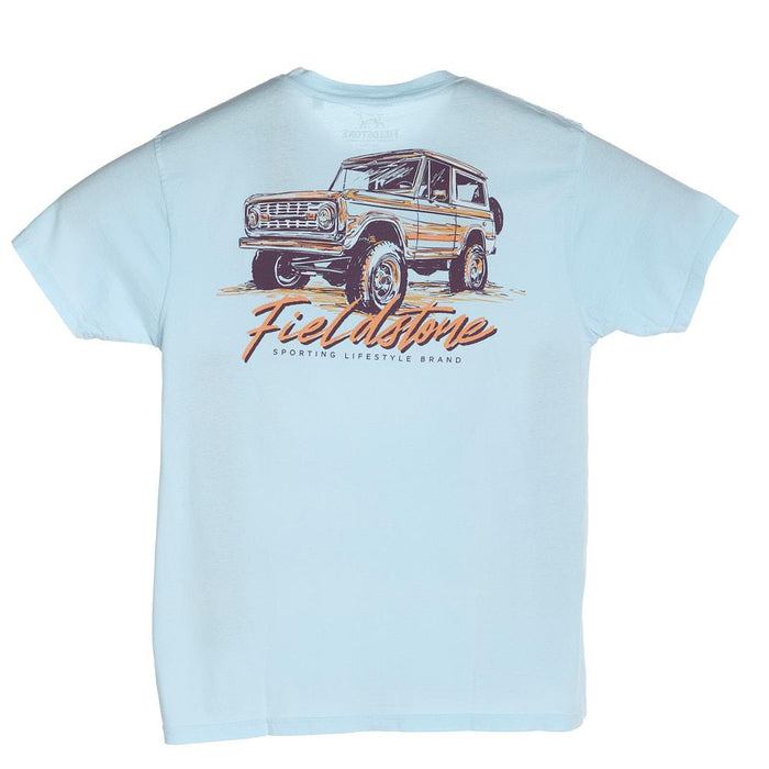 Men's Chambray Neon Bronco Tee Shirt