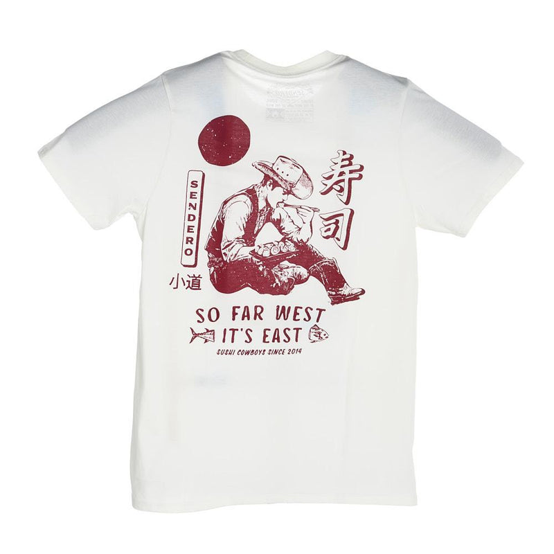 Men's Vintage White So Far West Tee Shirt