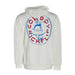Men's Vintage White Cowboy Kick Flip Hoodie