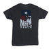 Texas Flag Stacked Logo Black Tee Shirt