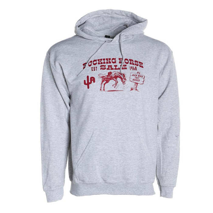 Bucking Horse Grey Hoodie