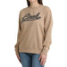 Women's Brown Logo Fleece Sweatshirt