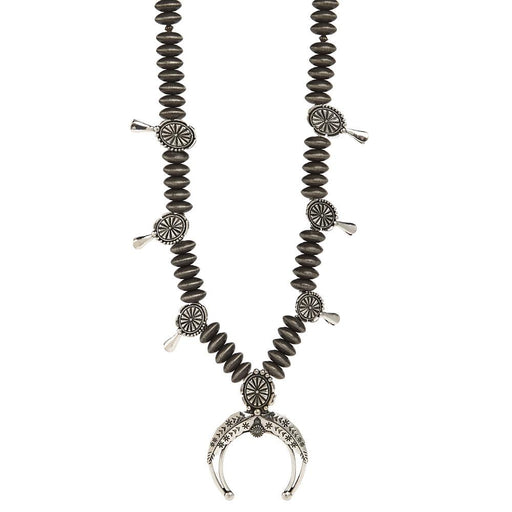 Faux Pearl Squash Blossom Necklace