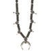 Faux Pearl Squash Blossom Necklace