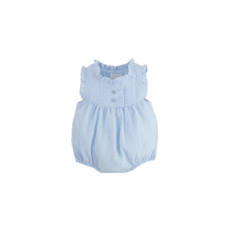Children`s Blue Check Bubble