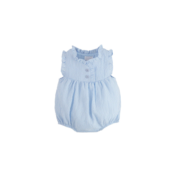 Children`s Blue Check Bubble