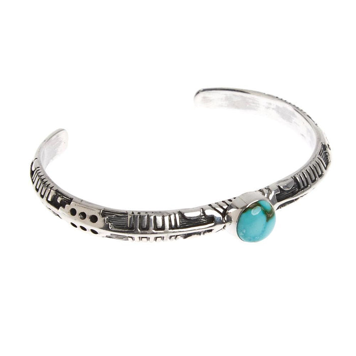 Sterling Silver Turquoise Cuff