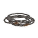 Six Dainty Faux Navajo Pearl Stretch Bracelets