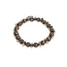 Faux Navajo Pearl with Gold Stretch Bracelet