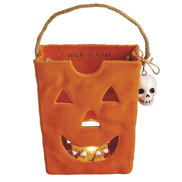 Large Ceramic Treat Bag Lantern