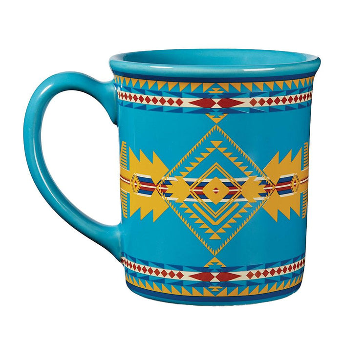 Eagle Gift Turquoise Ceramic Mug