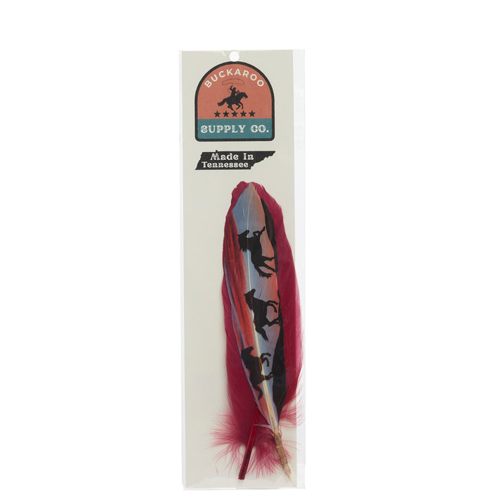 Wild Sunset Horses #6 Feather