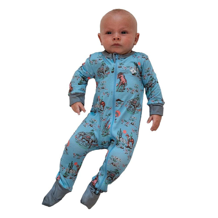 Infant Cowboy Up Blue Zip Up