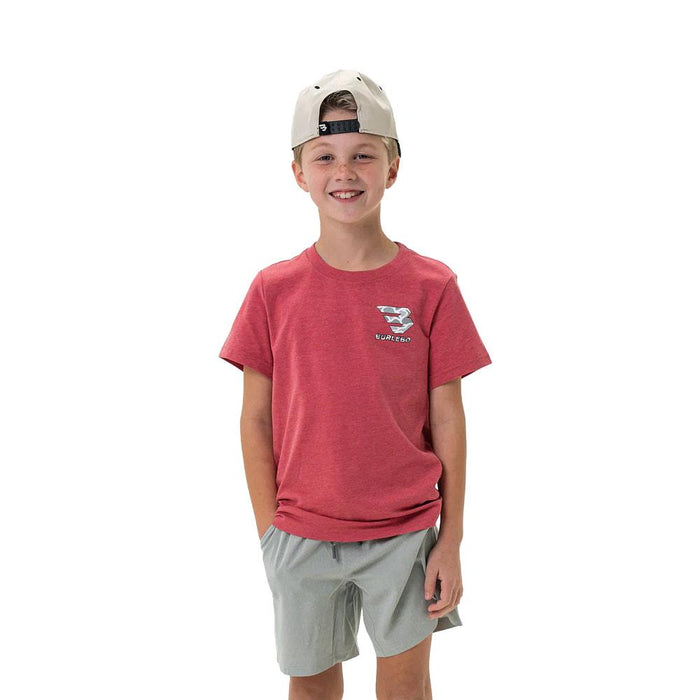 Youth Flying B Crimson Camo Tee Shirt