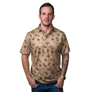 Men's Colt Brown Short Sleeve Polo