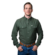 Men's Green Collin Long Sleeve Shirt