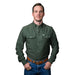 Men's Green Collin Long Sleeve Shirt