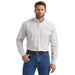 Men's George Strait Wine & White Plaid Shirt