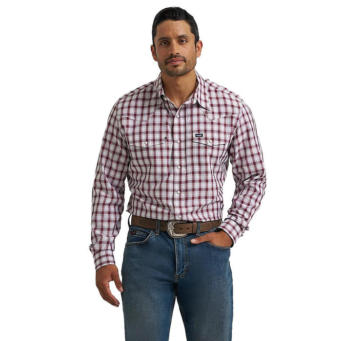 Men's Performance Plaid Snap Shirt