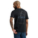 Men's Cowboy Black Graphic Tee Shirt