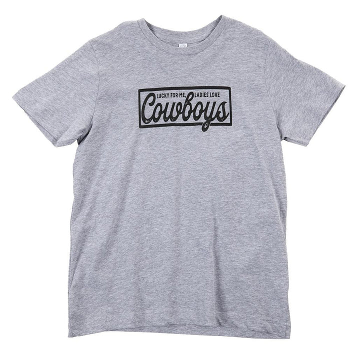 Boy's Lucky For Me Ladies Love Cowboys Tee Shirt