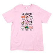 Girl's God Says I Am Lavender Tee Shirt