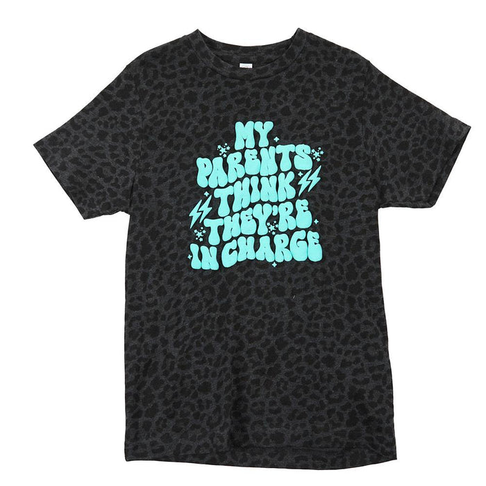 Girl's My Parents Think They Are in Charge Tee Shirt