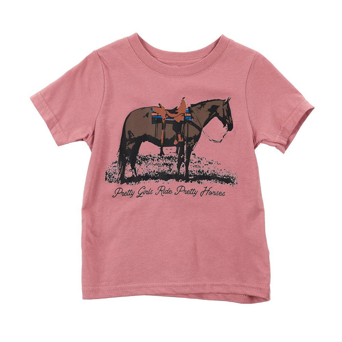 Girl's Pretty Girls Ride Pretty Horses Tee Shirt