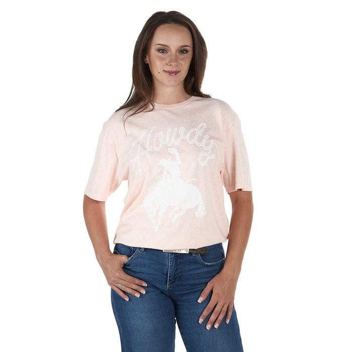 Women's Pink Howdy Tee Shirt