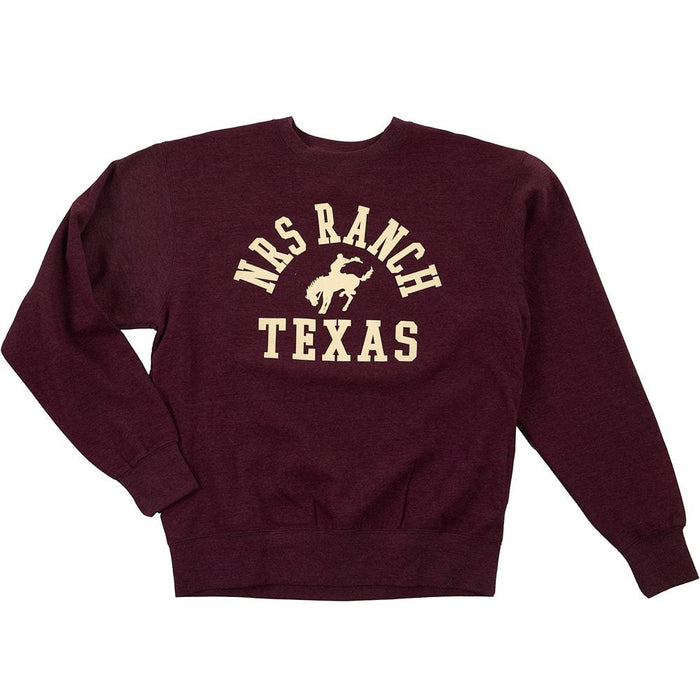 Merlot Bucking Horse Logo Sweatshirt