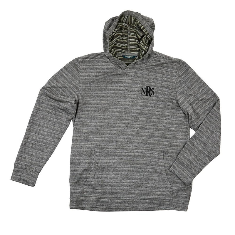 Texas Grey Montauk Stripe Hoodie
