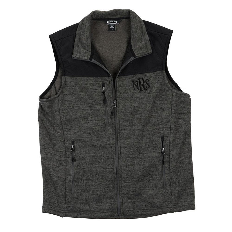 Texas Charcoal Fleece Sweater Vest
