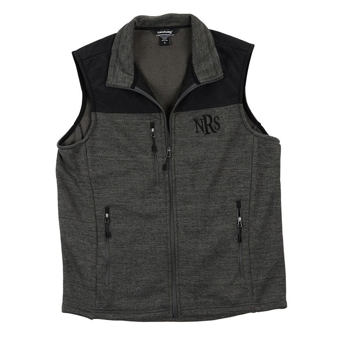 Texas Charcoal Fleece Sweater Vest