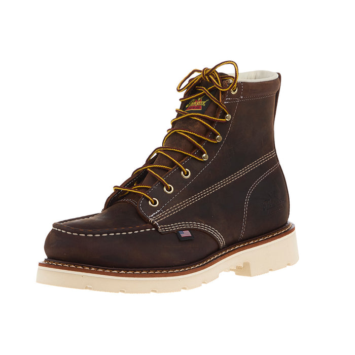 Men's Heritage Brown 6In Soft Moc Toe Work Boot