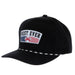 Black Logo Patch Trucker Cap