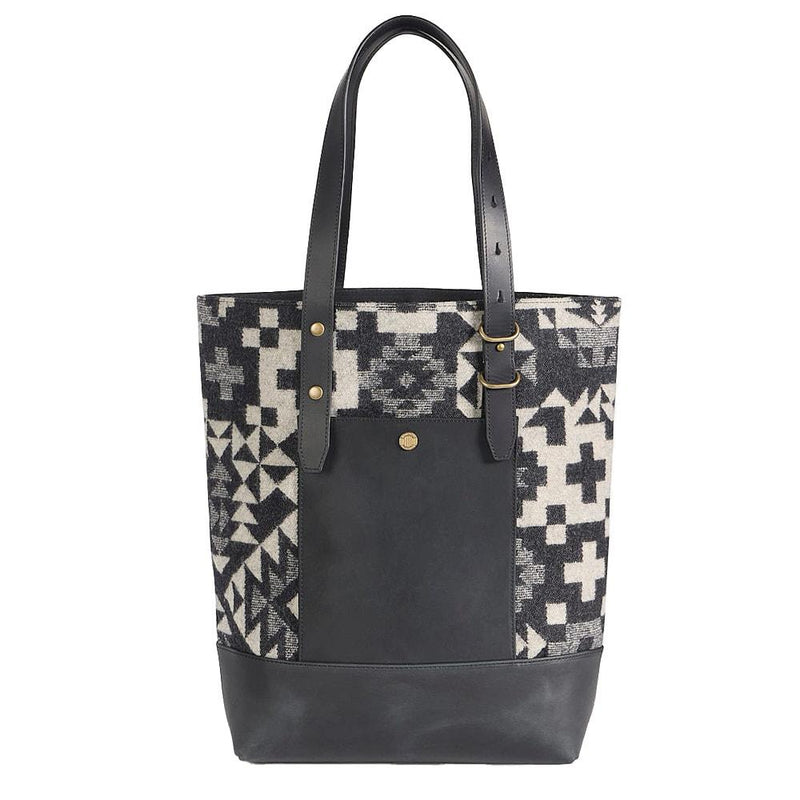 Blue Ridge Black Open Tote