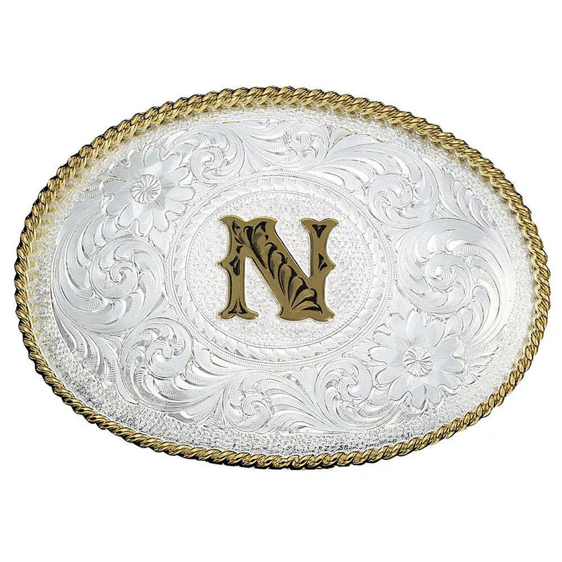 Medium 'N' Initial Buckle