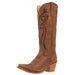 Women's Gold Calf Vamp 15In Gold Calf Embroidered Top Boot
