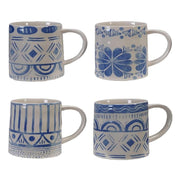 Blue/White Tile Pattern Mug