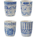 Assorted Blue/White Tile Pattern Cup