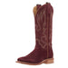 Women's Augusta Burgundy Roughout 13In Burgundy Top Boot