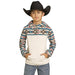 Boy's Natural Color Block Hoodie