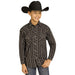 Boy's Black Wallpaper Shirt