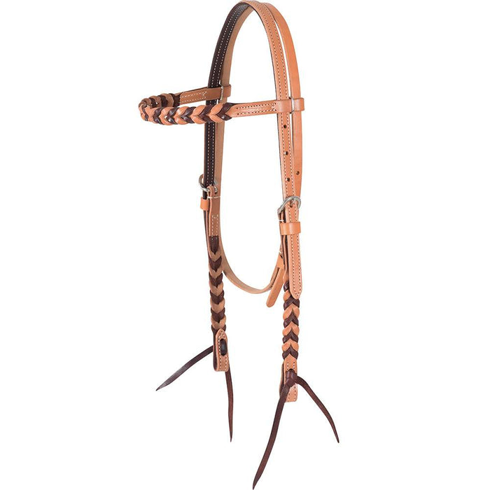 Browband Harness and Latigo Headstall w/Blood Knots