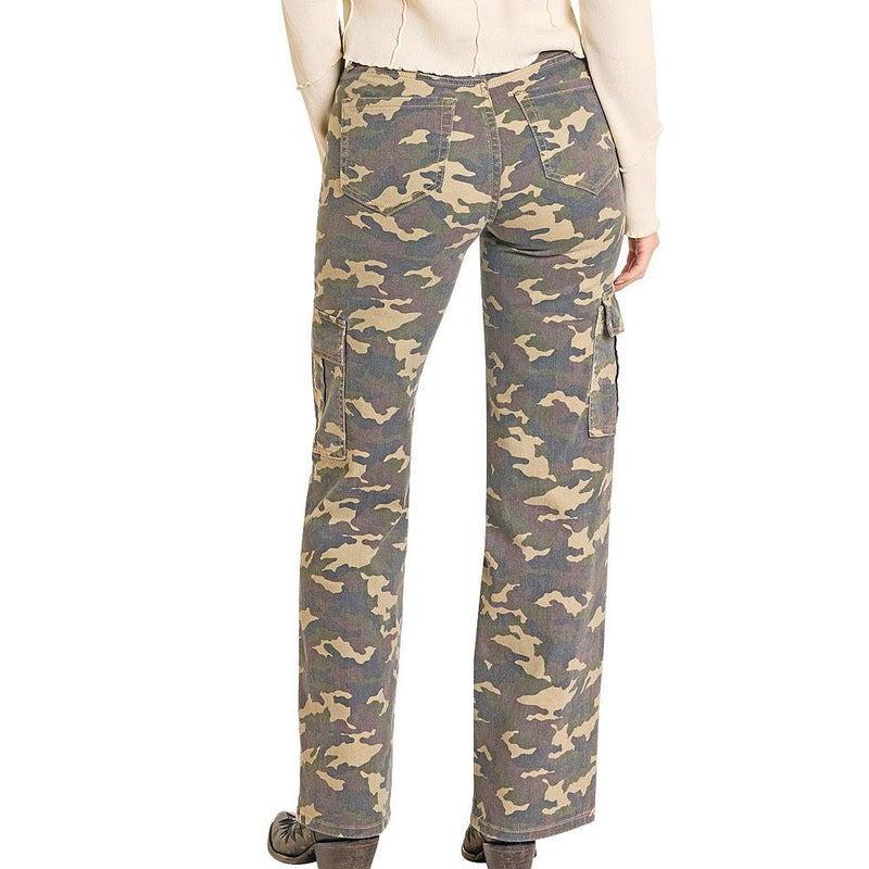Women's Camo Cargo Relaxed Wide Leg Pants