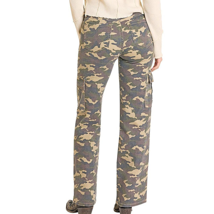Women's Camo Cargo Relaxed Wide Leg Pants