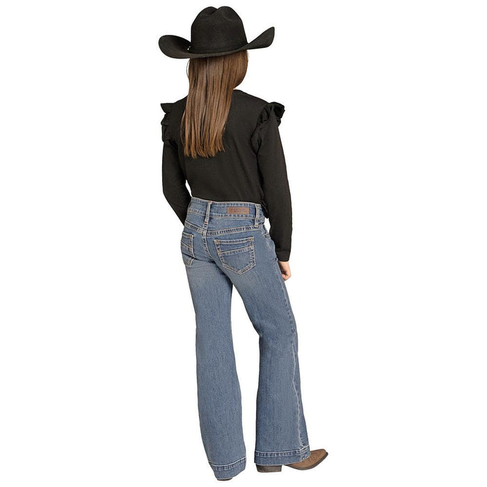 Girl's Double Button Trousers