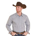 Men's Khaki Geometric Print Shirt
