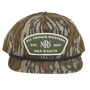 Mossy Oak Camo with Black Rope Cap