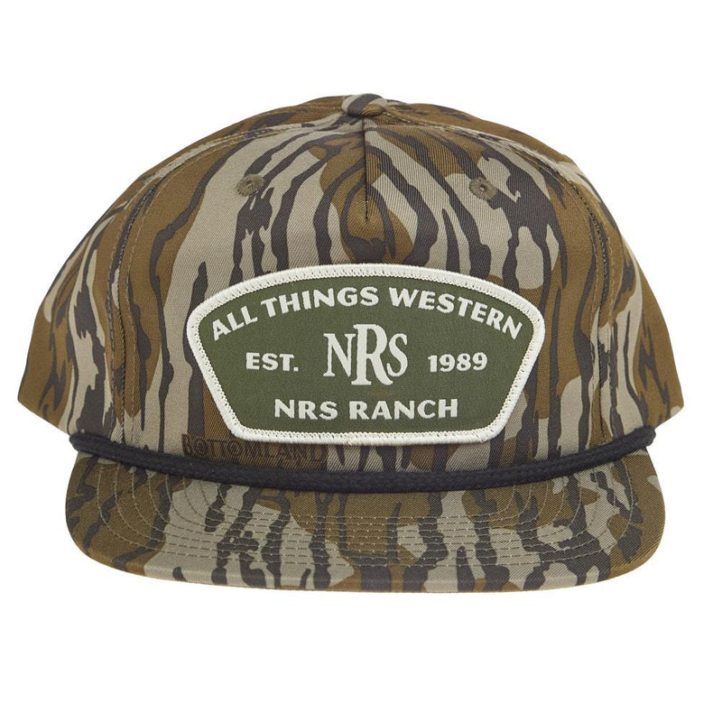 Mossy Oak Camo with Black Rope Cap
